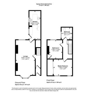 2 bedroom terraced house for sale, St. Peters Road, Stockton, Stockton-on-Tees, Durham, TS18 3JL