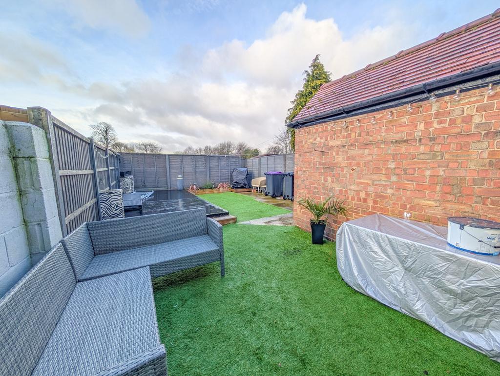 Rear garden