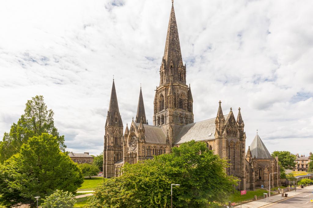 St. Mary's Cathedral next door