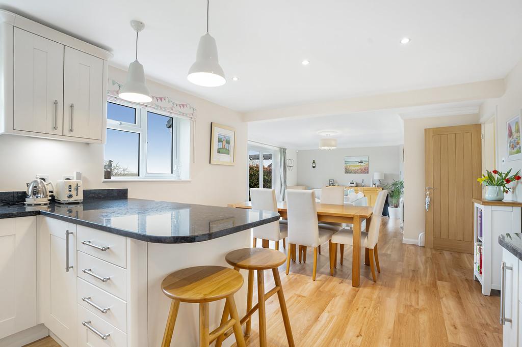 Kitchen to dining area