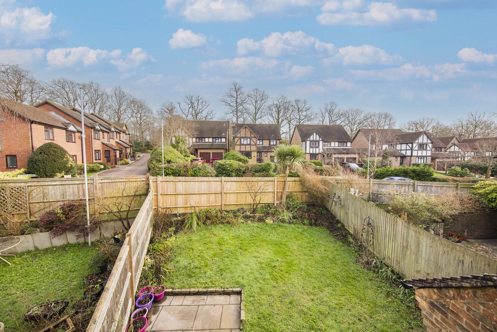Elevated rear garden