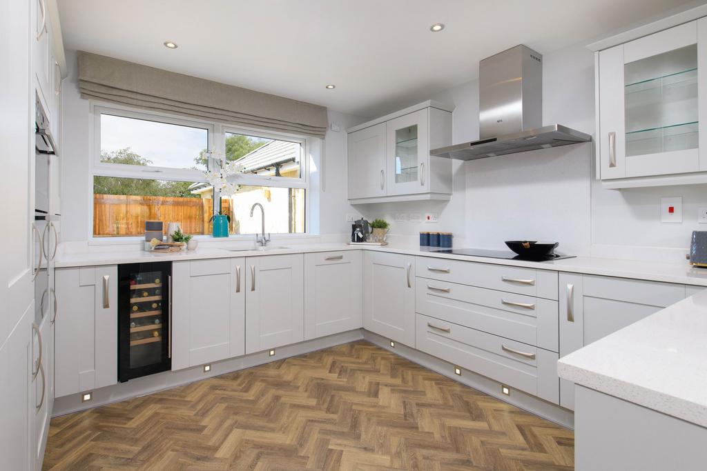 Open-plan kitchen in Avondale style home