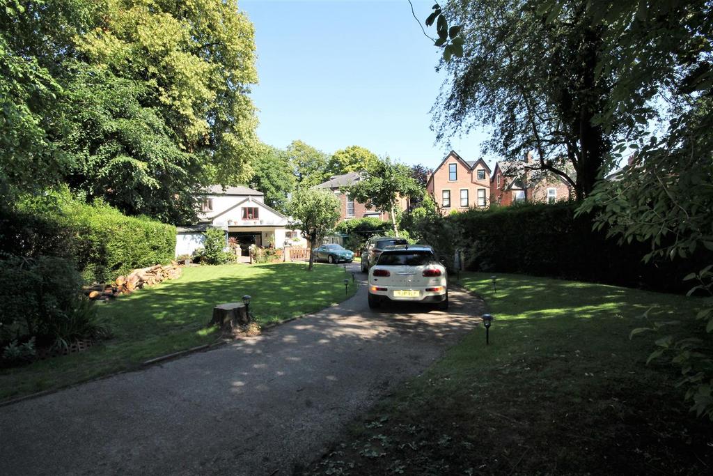 Rear driveway
