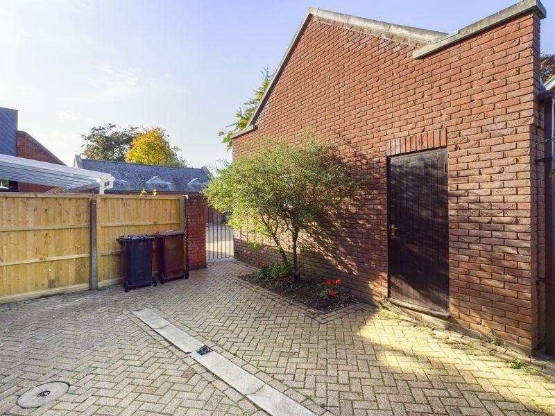 Rear courtyard