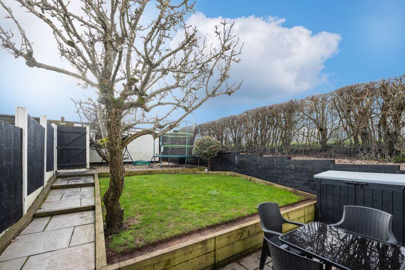 Landscaped rear...