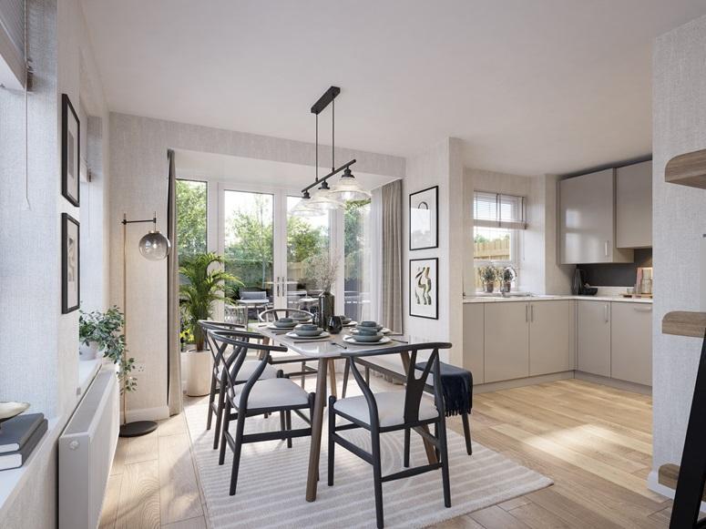 Kitchen and dining room
