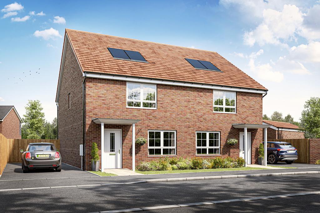 External CGI of the greystone house type