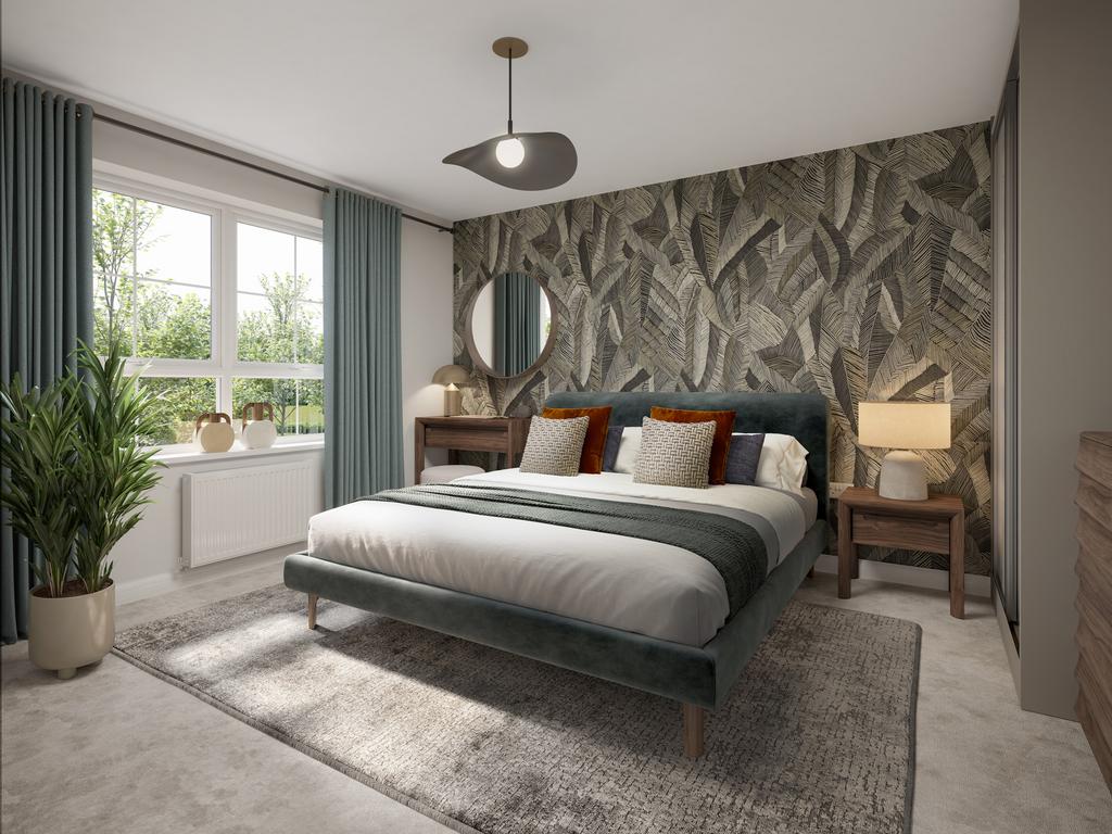 Internal CGI of the elbridge main bedroom