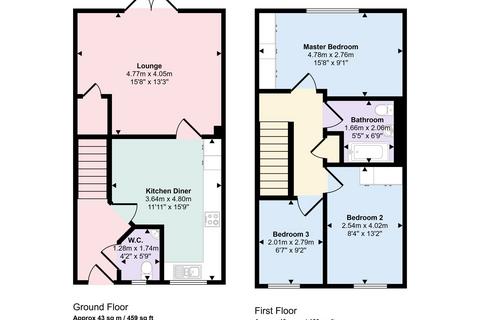 3 bedroom terraced house for sale, Plessey Walk, Laygate, South Shields, Tyne and Wear, NE33 5EP