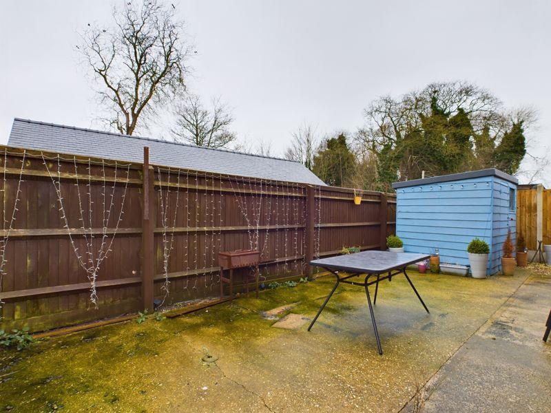 Rear courtyard...