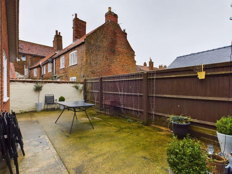 Rear courtyard...