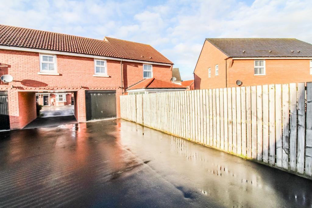 Allocated parking and garage.
