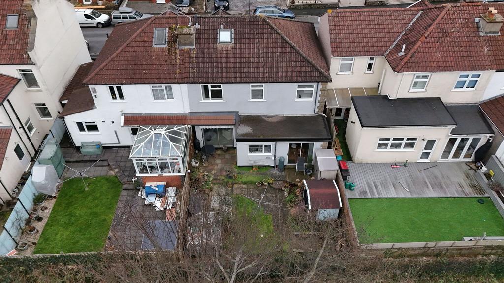 Rear of plot
