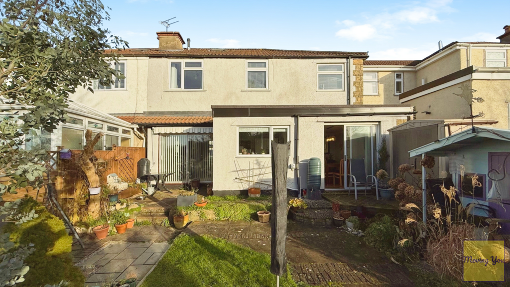 Rear of property