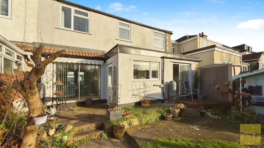 Rear of property