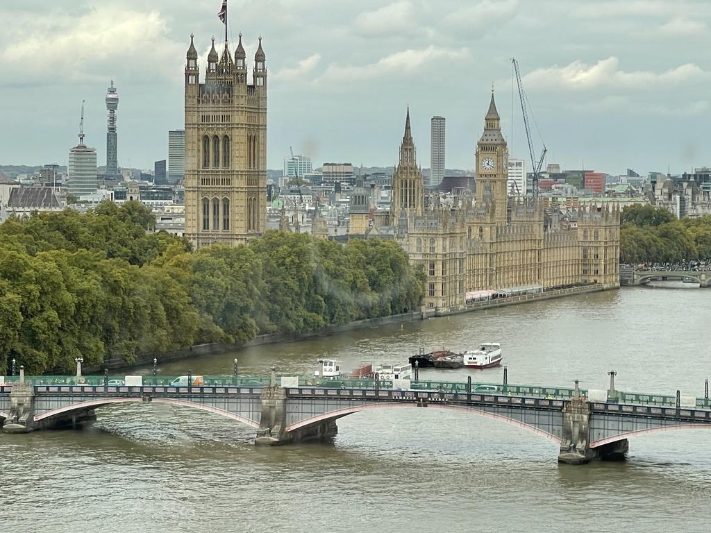 The HOUSES of PARLIAMENT view