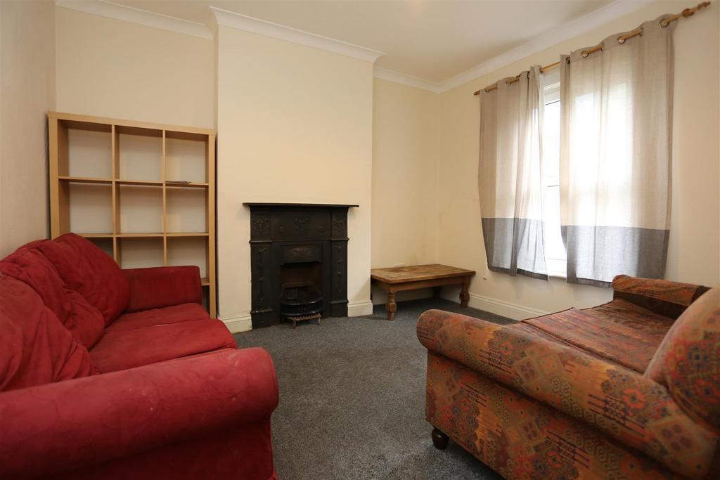 Living room, fireplace