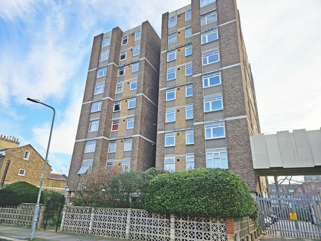 Apartment building facade, block of apartments