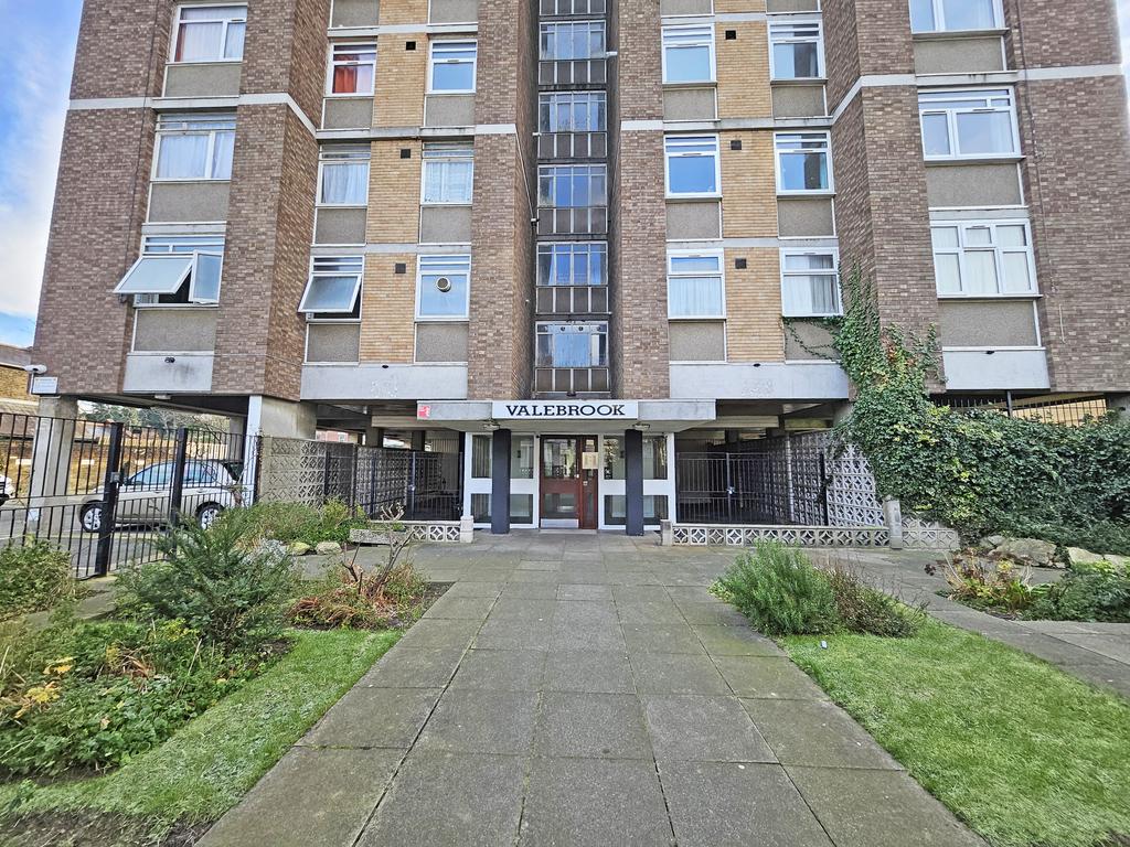 Apartment building facade, block of apartments