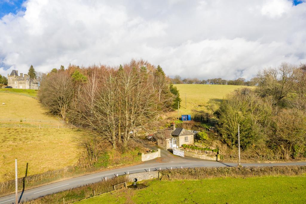 Drone Shot Over Ridding Lodge