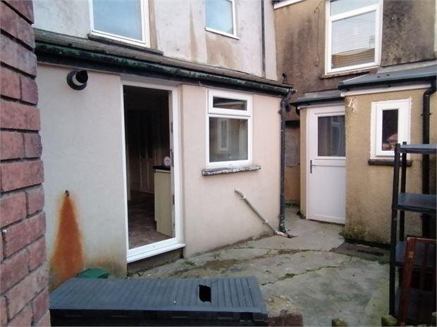 Rear of property
