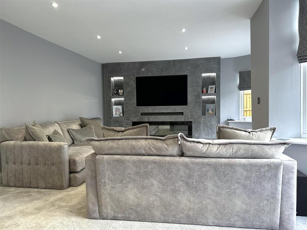 Living Area With Media Wall 118