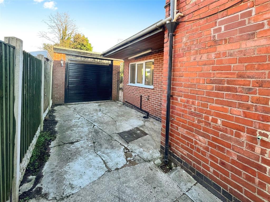 Driveway and Garage