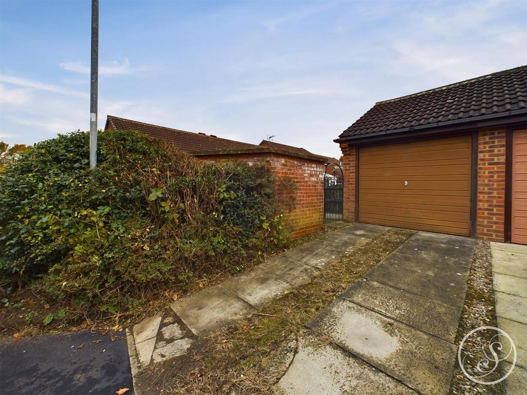 Driveway and garage