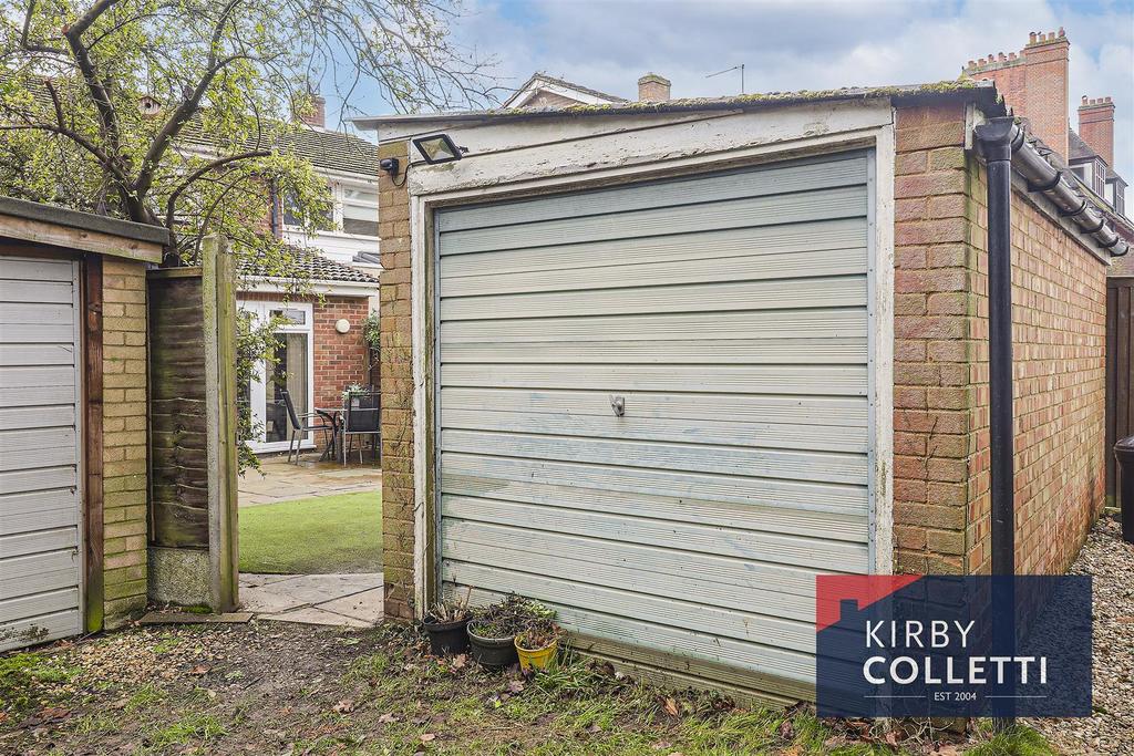 Garage and parking to rear