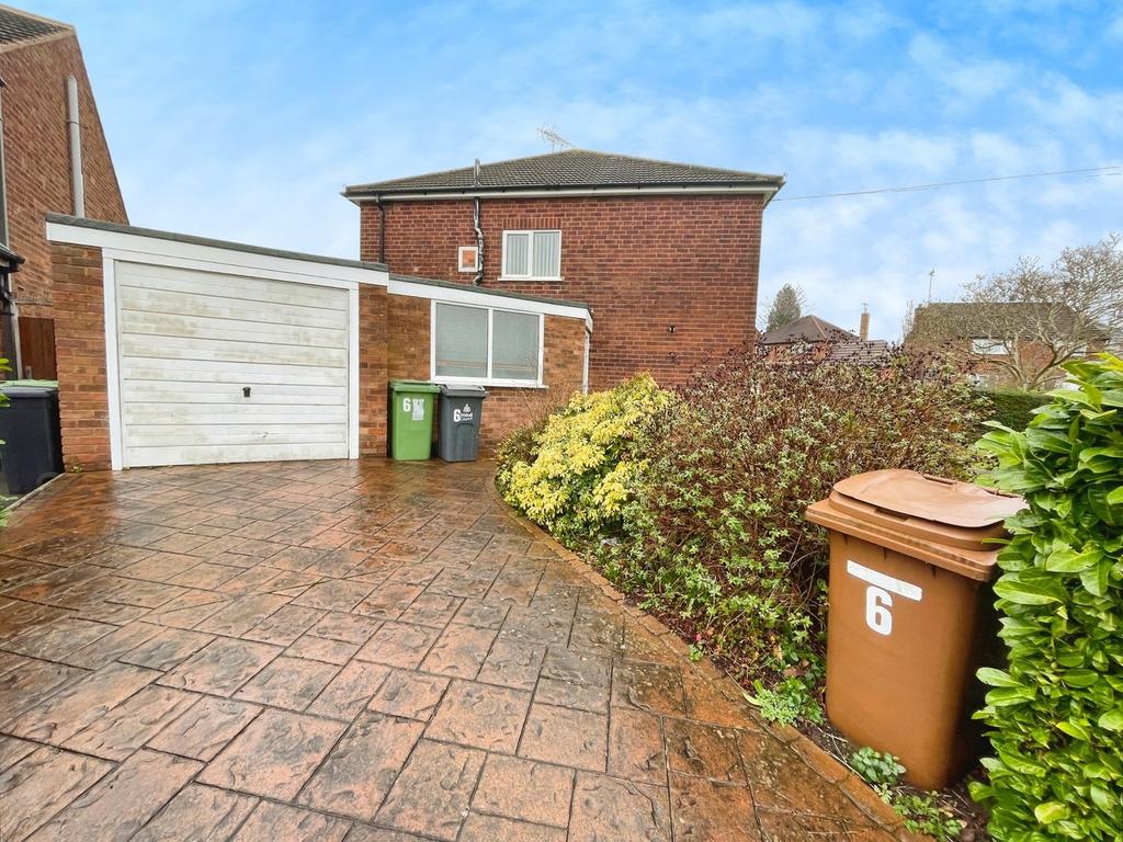 Driveway and garage