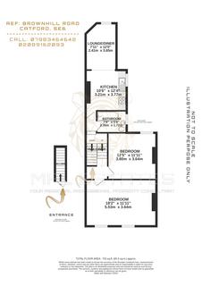 2 bedroom flat to rent, Brownhill Road, London SE6