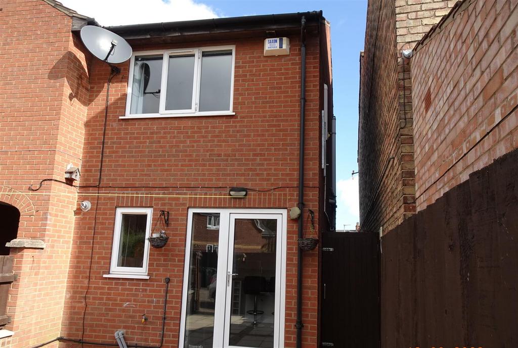 Rear of property