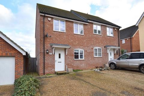 2 bedroom semi-detached house for sale, Castell Close, Wickham Market, Woodbridge, Suffolk, IP13