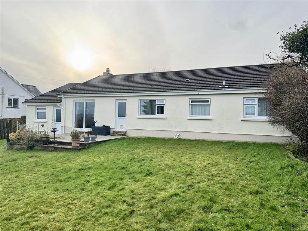 Rear of property