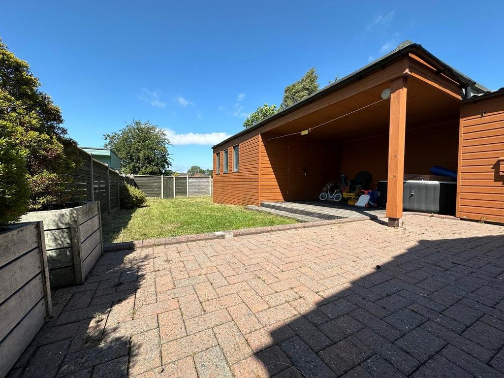 Rear garden