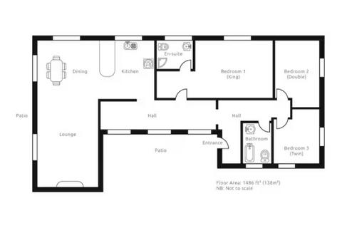 3 bedroom barn conversion to rent, Nantwich Road, Woore CW3