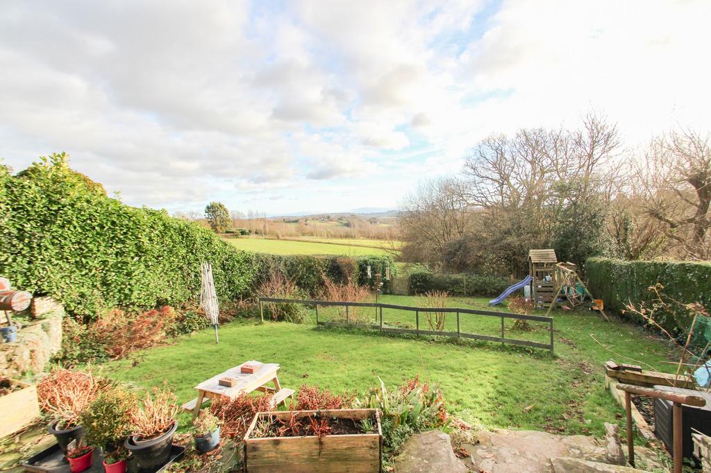 Rear garden and view