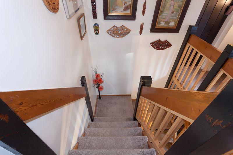 Stairs to first...