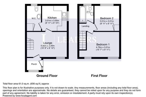 2 bedroom end of terrace house to rent, Bedhampton Hill, Bedhampton