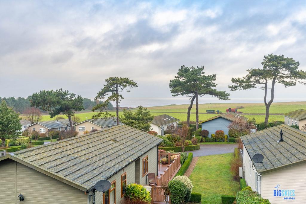 View of the park and sea