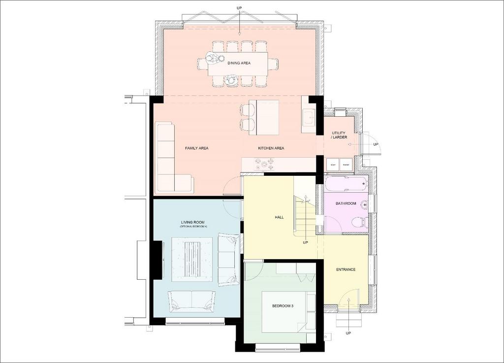 Proposed ground floor plan