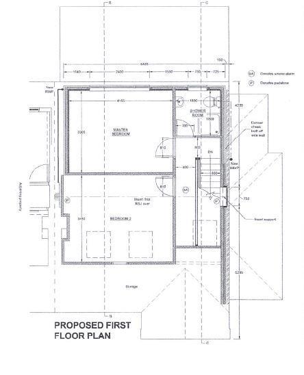 Proposed first floor plan