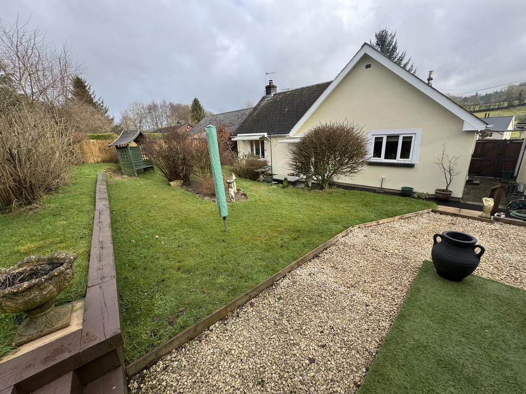Rear of property