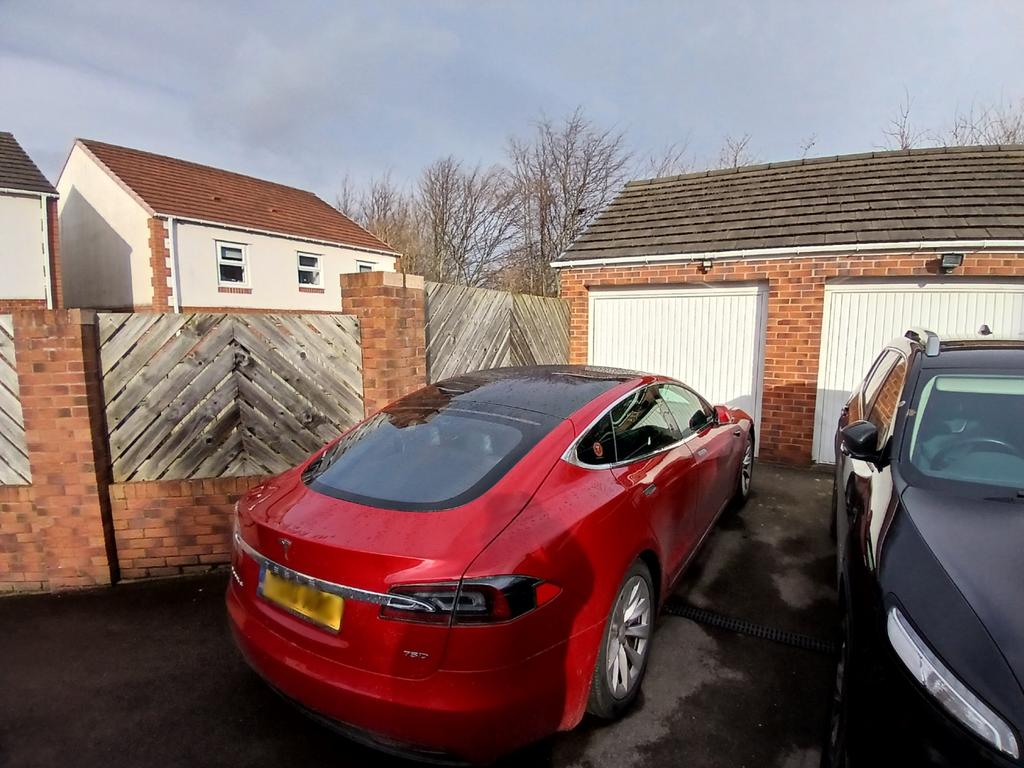 Garage and driveway