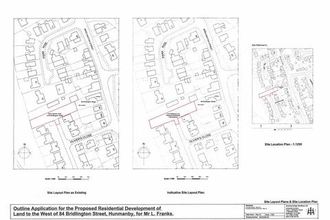 Plot for sale, Bridlington Street, Hunmanby