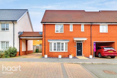 3 bedroom link detached house for sale, Flemming Way, Witham