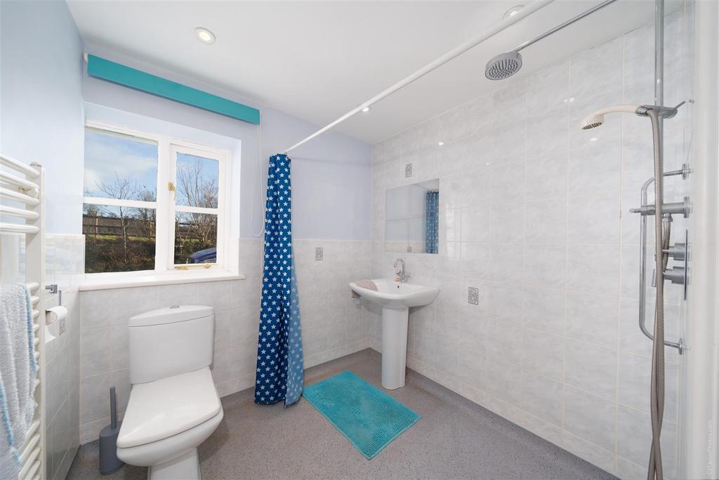 Downstairs wet room