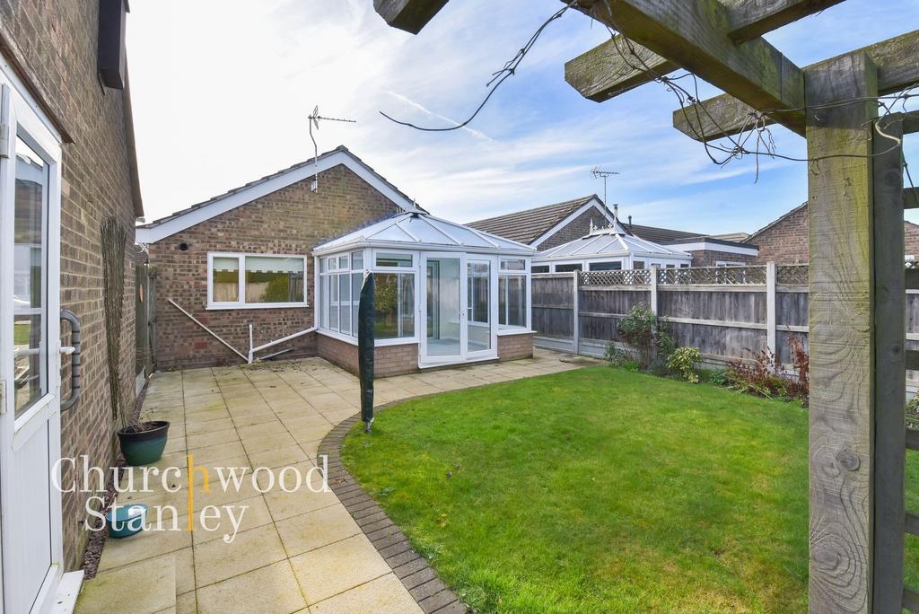 Rear garden and Conservatory