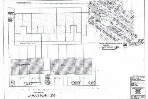 Plot for sale, Vine Square, Eastbourne BN22