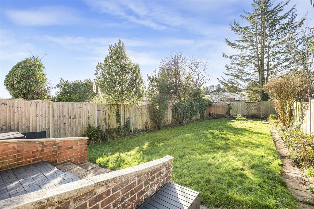Rear garden: